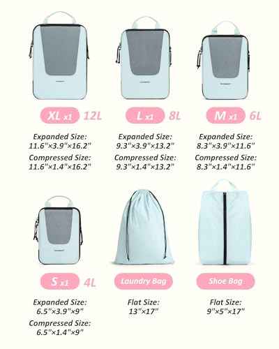 Compression Packing Cubes (6 Count)