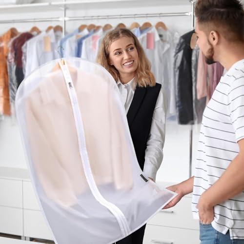 6PK Garment Bags for Hanging Clothes (6 Count)