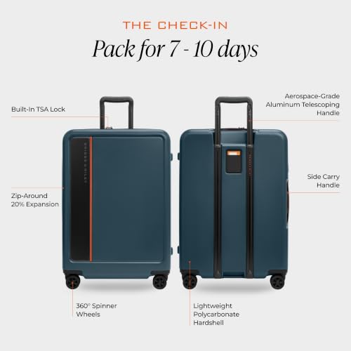 ZDX Large 30 Inch Expandable Hardside Checked Luggage