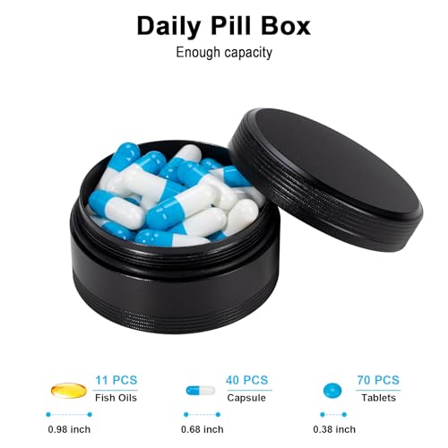 Metal Pill Box for Purse