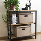 Large Collapsible Storage Bins with Lids [3 (3 Count)