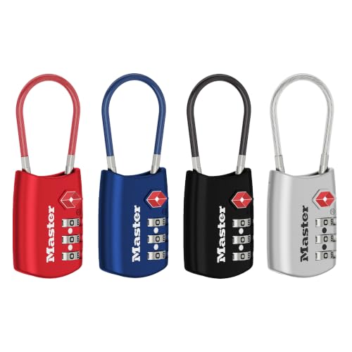 TSA Approved Combination Luggage Lock (4 Count)