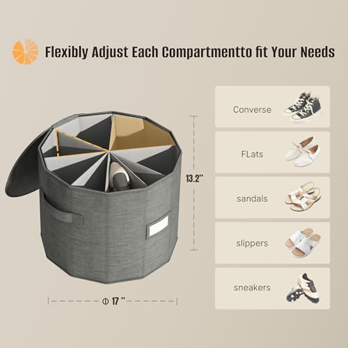 Round Shoe Organizer (2 Count)
