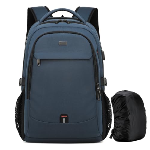 17 Inch Laptop Backpack for Travel with Backpack Rain Cover College Backpack for Men Laptop Bag with USB Charging Port