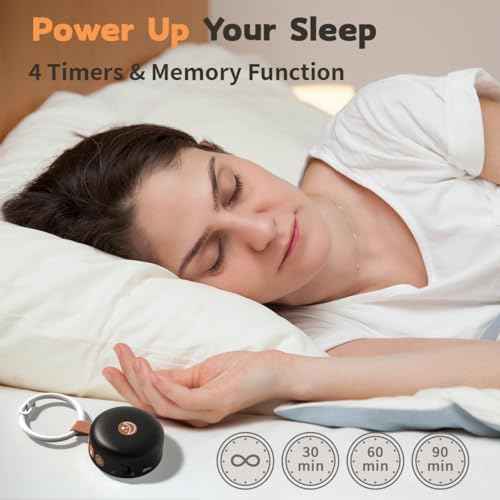 Portable Sound Machine Mini White Noise Machine Baby Shushing Brown Noise Machine with 30 Soothing Sounds for Kids Adults Dogs Auto