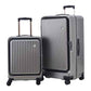 2 pieces 20 29 Aluminum Frame Carry On and Checked Luggage Set (2 Count)