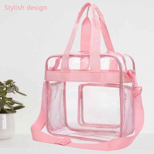 Clear Bag for Stadium Events With Shoulder Strap for Women