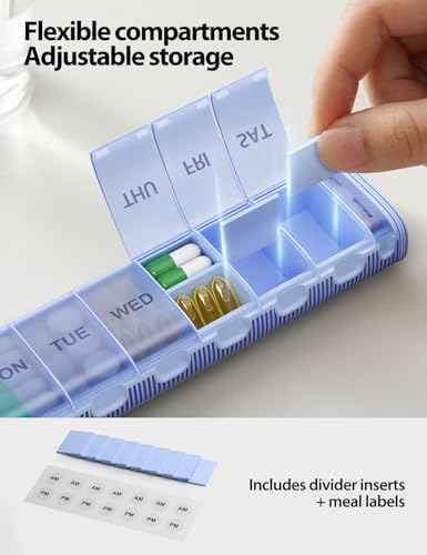 Metal Weekly Pill Organizer