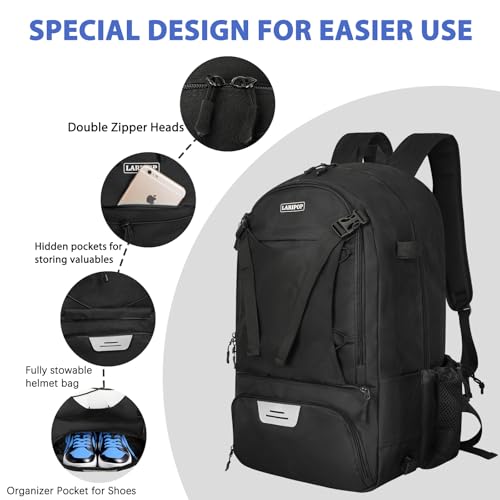Lacrosse Bag Durable Equipment Backpack with 2 Stick Holders