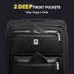 Carry On Luggage Airline Approved with Compartment Expandable Black