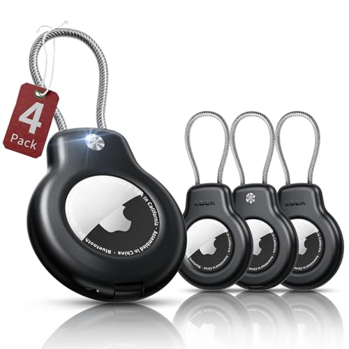 for AirTag Holder Keychain (4 Count)