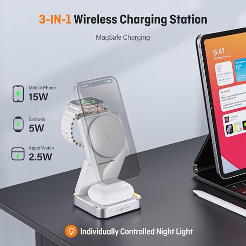 2026 Upgraded】Wireless Charger 3 in 1