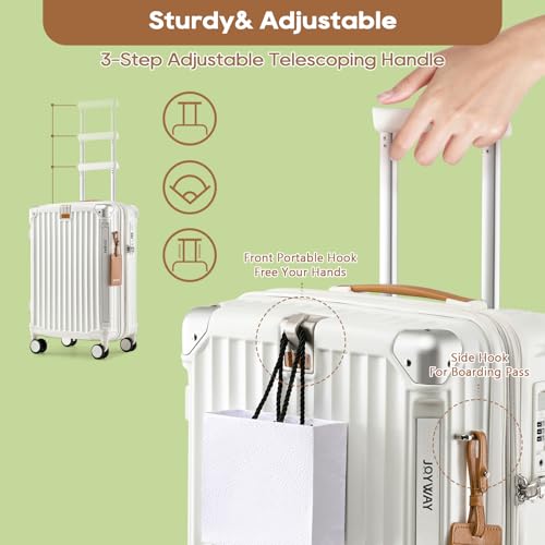 20in Carry On Luggage with Cup Holder and USB Port