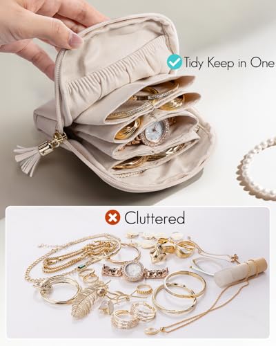 Small Travel Jewelry Case