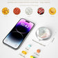 Pill Box 3 Compartment Portable Travel Medicine Box with Mirror