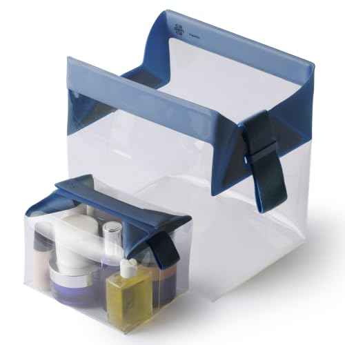 Parcel Clear Travel Kit with Zipperless Magnetic Closure