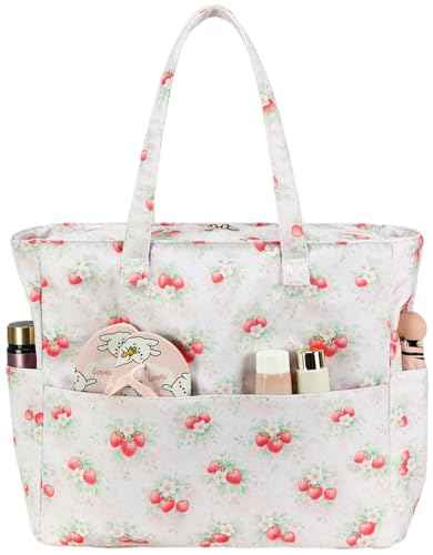 Waterproof Beach Tote Pool Bags for Women Ladies Extra Large Carry On Bag With Wet Compartment for Weekender Travel
