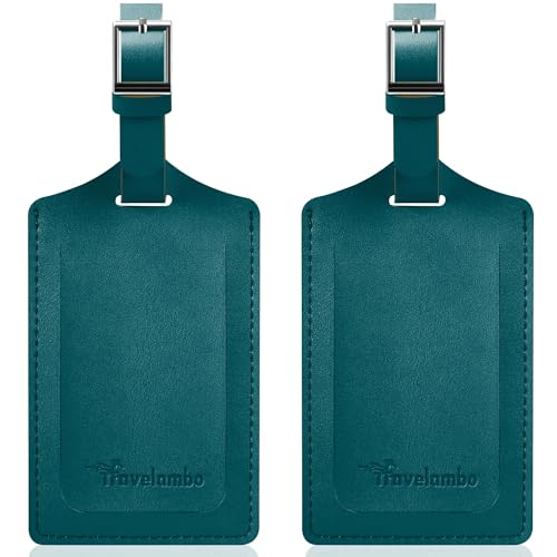 2 Pack Luggage Tags for Suitcases Airplane Travel Essentials (2 Count)