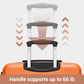 Large Suitcase 28in Expandable ABS+PC 8pcs Silent Wheels Orange