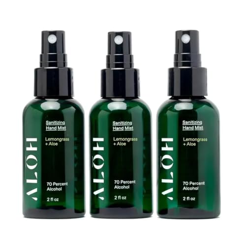 ALŌH Travel Size Hand Sanitizer Spray 3 (6 Fl Oz)