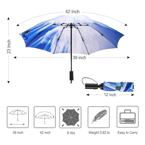 Umbrella Compact Inverted Folding Umbrellas Auto Open Close