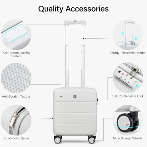 Underseat Carry On Luggage with Wheels