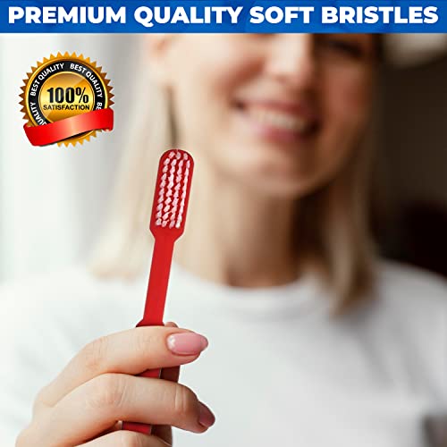 100 Pack Disposable Toothbrushes with Toothpaste (100 Count)