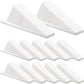 12 Pcs Heavy Duty Rubber Door Stops Wedge Stackable (12 Count)