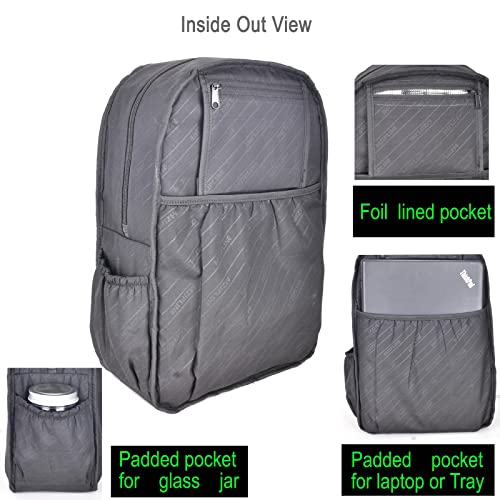Backpack Bag With TSA Lock & Key Water Resistant Laptop Daypack Bookbag for Men & Women Travel
