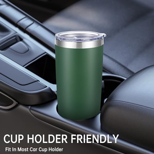 20 oz Tumblers Bulk Stainless Steel Tumbler with Lid (6 Count)