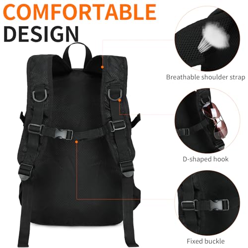 Small Hiking Backpack Travel Lightweight Hiking Packable Daypack Water