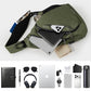 Sling Bag Men Backpack Unisex One Shoulder Bag Hiking Travel Backpack Crossbody with USB Port for Men Women Versatile Casual Daypack