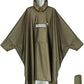 Hooded Rain Poncho for Adult Waterproof Lightweight Raincoat