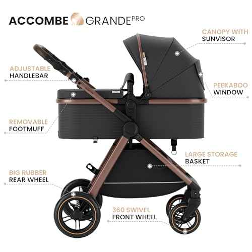 2-in-1 Convertible Baby Stroller for Newborn to Toddler