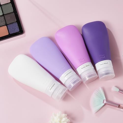 Travel Bottles for Toiletries (4 Count)