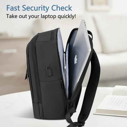 Backpack for Men Business Travel Laptop Backpack with USB Charger Lightweight Anti