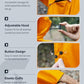 Adult Rain Poncho Waterproof Hooded Zipper Raincoat with Pockets