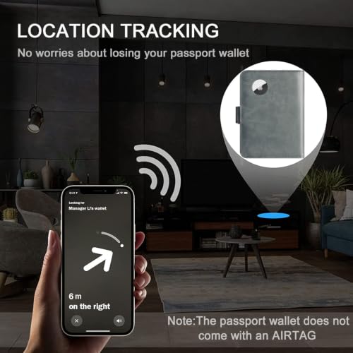Airtag Passport Holder for Travel