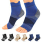 6 Pairs Compression Socks with Arch Support for Plantar Fasciitis (6 Count)