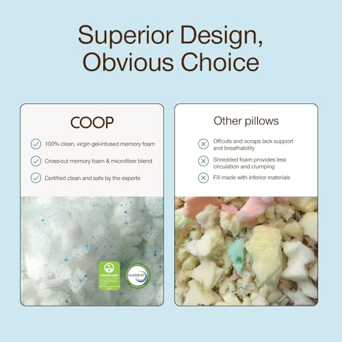 Eden Bed Pillow Queen Size for Sleeping on Back