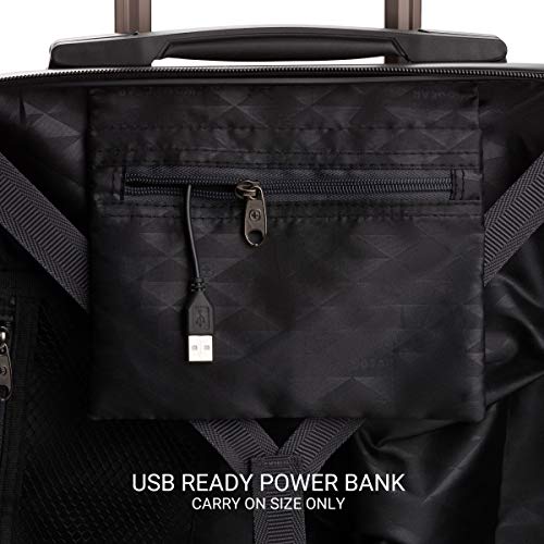 7272 Energie Expandable Hardside Luggage with Spinner Wheels and TSA Lock