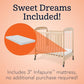 Serenity Compact Mirrorview Fixed Side Daycare Crib