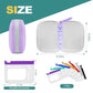 A7 Waterproof Pill Organizer with 7 PCS L Size Zippered Pill Pouches for A7 Binder (7 Count)