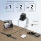 Universal Travel Adapter Fast Charge International Power Plug Adapter 4 USB