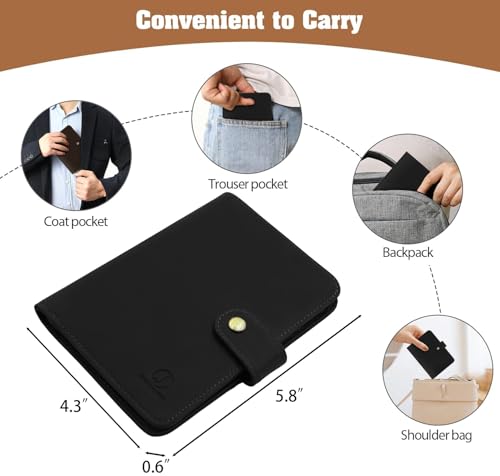 Genuine Leather Handmade Passport Holder For Travel