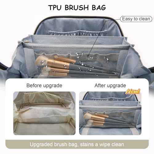 Travel Makeup Bag Organizer Cosmetic Bag (3 Count)