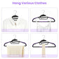 Plastic Hangers 50 Pack with Non (50 Count)
