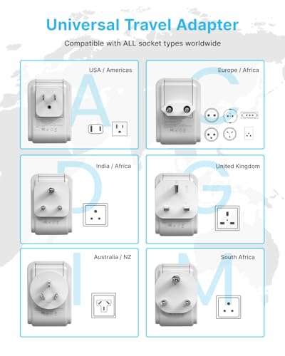 Universal Travel Adapter Kit (7 Count)
