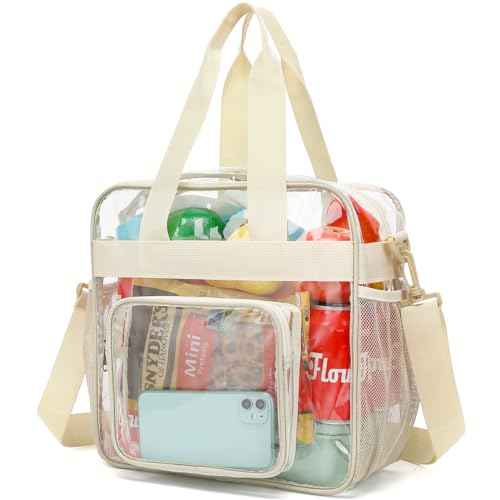 Clear Bag for Stadium Events With Shoulder Strap for Women