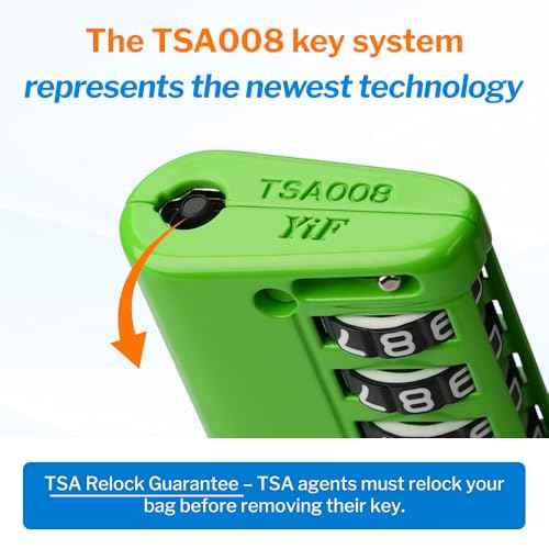 Open Alert TSA Approved Luggage Locks (4 Count)